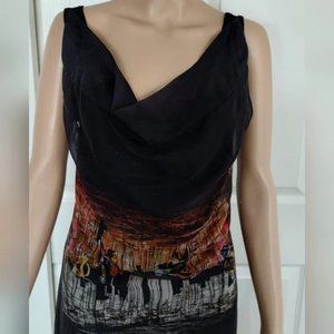 Maxi Short Sleeve Italian Dress Size 6